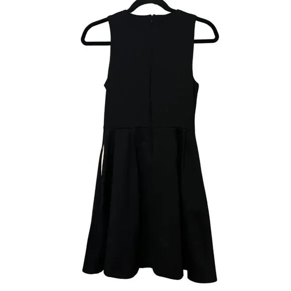 Cynthia Rowley Women's Black and Pink Fit & Flare Career Dress Size Small - Picture 2 of 9